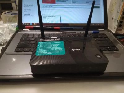 Лот: 11235945. Фото: 1. WI-Fi роутер ZyXEL Keenetic 0mni. Маршрутизаторы (роутеры)