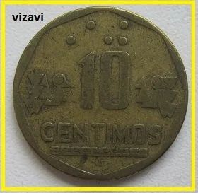 Лот: 16389279. Фото: 1. Перу 10 сентимо 1997 (8). Америка