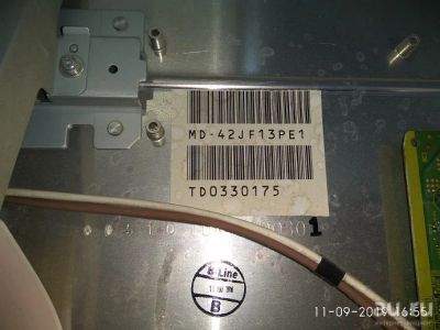 Лот: 14572189. Фото: 1. панель MD-42JF13PE1 MC106F16T13... Запчасти для телевизоров, видеотехники, аудиотехники