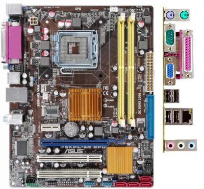 Лот: 7865045. Фото: 1. Материнская плата Asus P5KPL-AM... Материнские платы