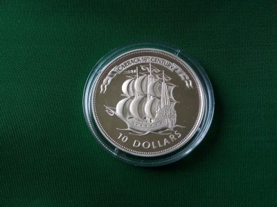 Лот: 25077183. Фото: 1. Белиз 10 долларов 1995 год серебро... Европа