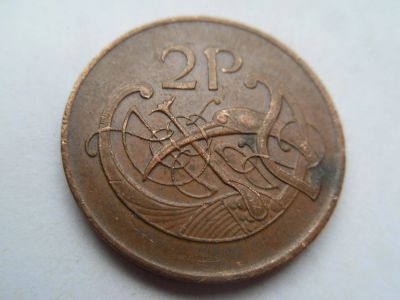 Лот: 10086063. Фото: 1. Ирландия 2 пенса 1980. Европа
