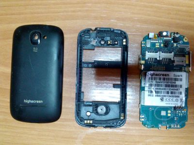Лот: 8720743. Фото: 1. HighScreen Spark на запчасти... Смартфоны