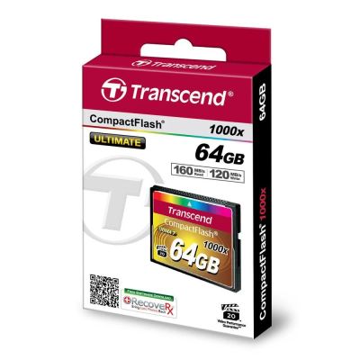 Лот: 6777563. Фото: 1. Карта памяти Compact Flash Transcend... Карты памяти