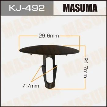 Лот: 11471240. Фото: 1. Клипса крепежная Masuma KJ-492. Кузов