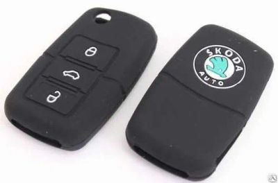 Лот: 20078137. Фото: 1. Чехол для смарт-ключа Skoda Fabia... Автомобильные сигнализации