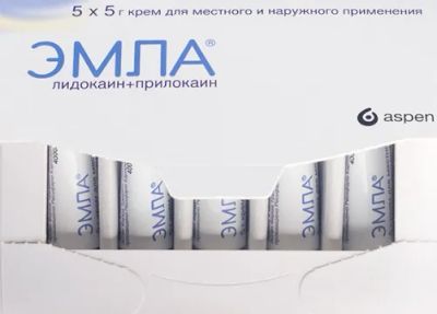 Лот: 23262595. Фото: 1. Эмла крем 5г №5. Лекарства