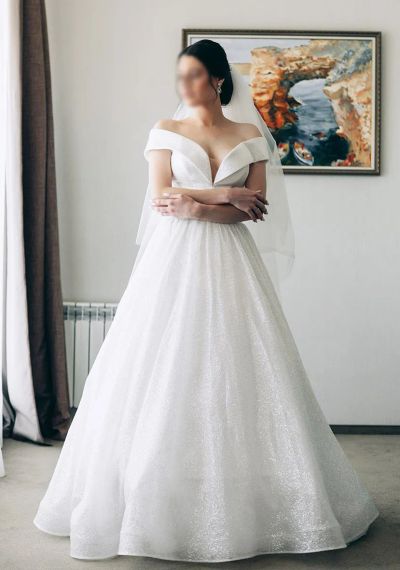 Лот: 23269161. Фото: 1. Свадебное платье. размер 48. рост... Платья
