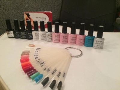 Лот: 10715728. Фото: 1. Гель лак shellac blue sky распродажа... Лак для ногтей