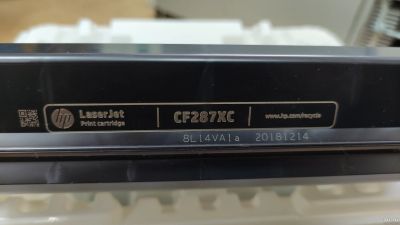 Лот: 17106147. Фото: 1. Картридж HP CF287XC однопроходный. Картриджи, расходные материалы