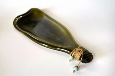 Лот: 19997518. Фото: 1. Тарелка из бутылки. Предметы сервировки