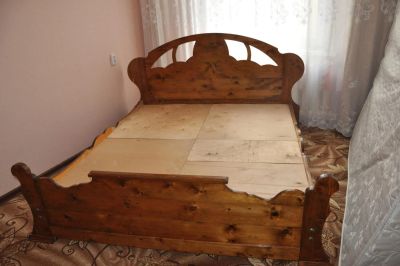Лот: 4590204. Фото: 1. Кровать двухспальная + матрац... Кровати