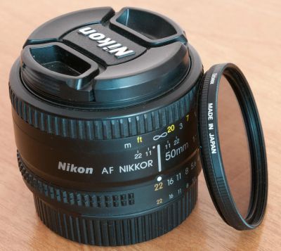Лот: 10987347. Фото: 1. Nikon AF Nikkor 50mm f/1.8D... Объективы
