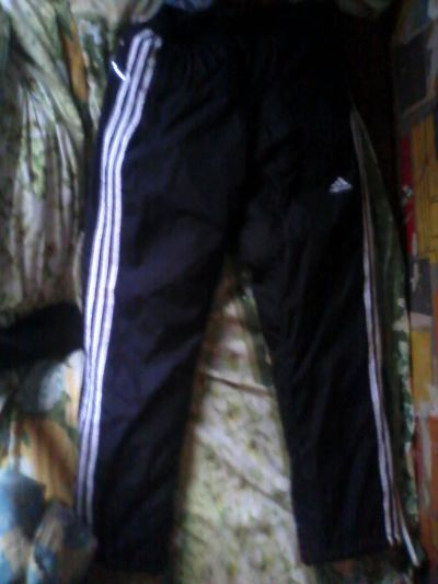 Лот: 6191357. Фото: 1. штаны adidas xl по рулетке длина... Брюки, джинсы, шорты