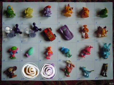 Лот: 13885208. Фото: 1. Киндеры, фигурки из шоколадного... Игрушки