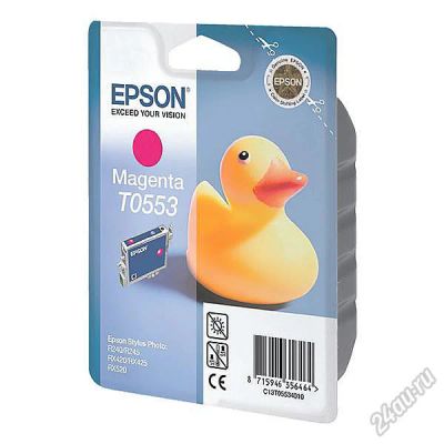 Лот: 5494405. Фото: 1. Картриджи T0551-Т0554 for Epson... Картриджи, расходные материалы