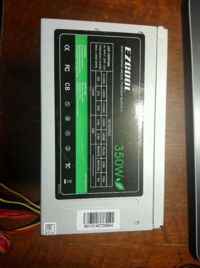 Лот: 9410089. Фото: 1. Блок питания EZCool ATX 350W. Корпуса, блоки питания