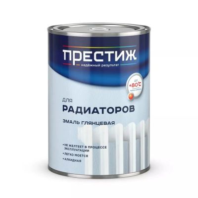 Лот: 24088153. Фото: 1. Эмаль Престиж, Стандарт, для радиаторов... Краски, лаки, растворитель