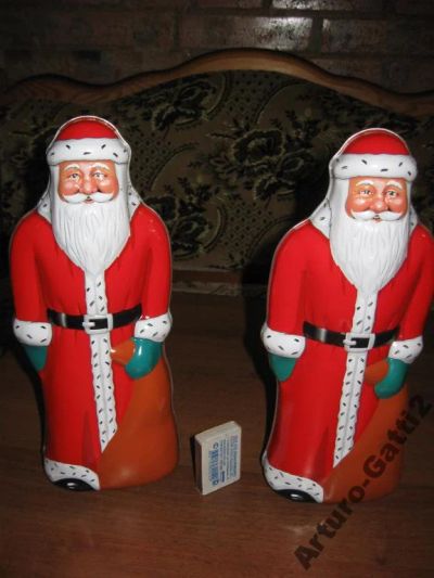Лот: 6015325. Фото: 1. Коробка жестяная Дед Мороз Германия. Другое (коллекционирование, моделизм)