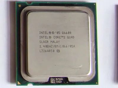 Лот: 25511559. Фото: 1. Процессор Intel Core Quad Q6600... Процессоры