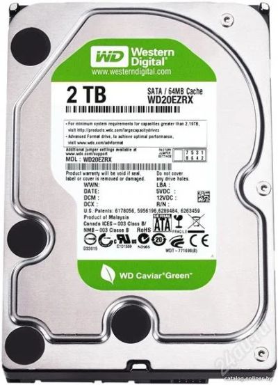 Лот: 2792251. Фото: 1. Винчестер HDD SATA-III Western... Жёсткие диски (HDD)