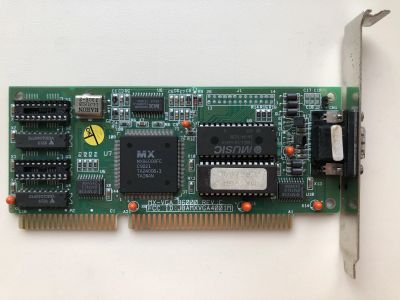 Лот: 25115620. Фото: 1. ISA 256Kb Macronix MX86000FC Ретро. Видеокарты