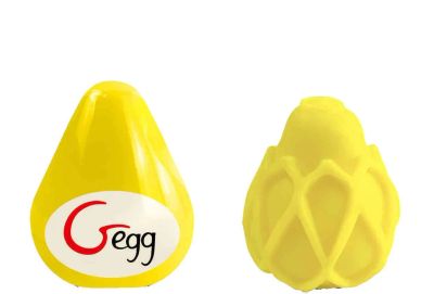 Лот: 24252394. Фото: 1. Мастурбатор Gvibe Gegg, желтый. Игрушки