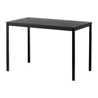 Лот: 8957635. Фото: 1. Стол "Тэрендо" черный ikea (110... Столы, стулья, обеденные группы