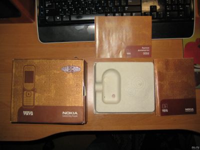 Лот: 16667057. Фото: 1. Коробка с бумажками Nokia 7373. Коробки, инструкции