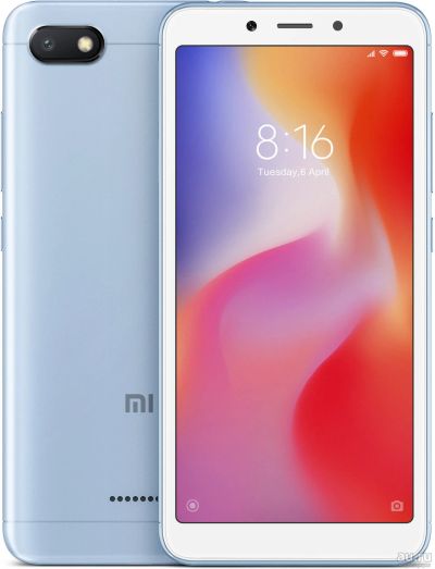 Лот: 12791256. Фото: 1. Xiaomi Redmi 6A 32Gb Синий Global... Смартфоны