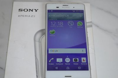 Лот: 8627758. Фото: 1. Sony Xperia Z3 white. Смартфоны