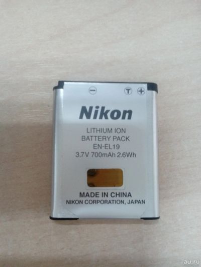 Лот: 13514999. Фото: 1. z481 . АКБ Nikon EN-EL19 ( EN-EL19... Батарейки, аккумуляторы, элементы питания