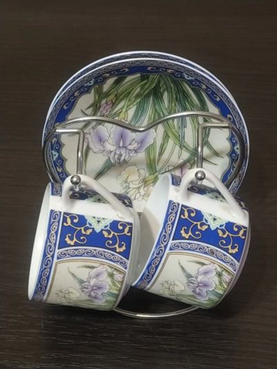 Лот: 16077452. Фото: 1. Сервиз, кофейная пара, кофейный... Сервизы, наборы посуды