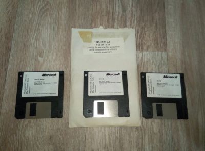 Лот: 12476101. Фото: 1. MS-Dos 6.2 оригинальный, лицензионный... Системные