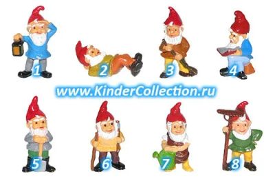 Лот: 4458727. Фото: 1. Серия Гномы-садовники 1988г. Игрушки