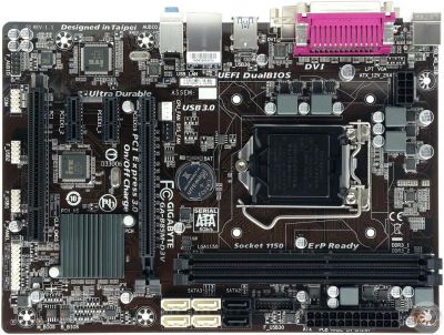 Лот: 11294381. Фото: 1. Мать Gigabyte ga-b85m-d3v Rev... Комплекты запчастей