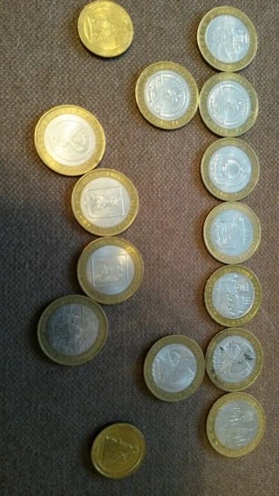 Лот: 5174431. Фото: 1. Монеты юбилейные 10. Наборы монет