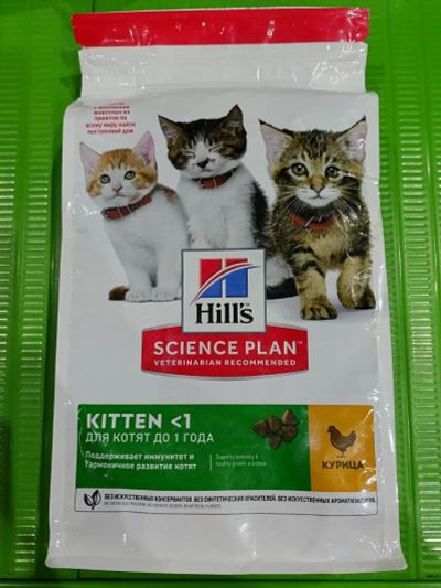 Лот: 24964758. Фото: 1. Корм Hill's для котят с курицей... Корма