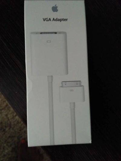 Лот: 7964462. Фото: 1. Адаптер VGA для Apple iPad. Дата-кабели, переходники