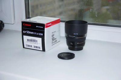Лот: 4070755. Фото: 1. объектив Canon EF 50mm f/1.4 USM. Объективы