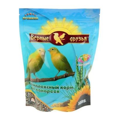 Лот: 14541420. Фото: 1. Верные Друзья 500г корм для канареек. Корма