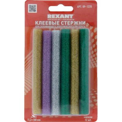 Лот: 24502151. Фото: 1. Клеевые стержни Rexant 100 мм... Расходные материалы, сменные насадки