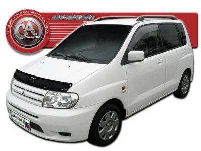 Лот: 4831242. Фото: 1. Дефлектор капота (чёрный) Mitsubishi... Детали тюнинга