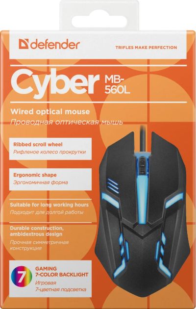 Лот: 18087267. Фото: 1. Мышь Defender Cyber MB-560L USB... Клавиатуры и мыши