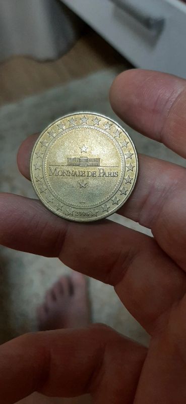 Лот: 19547193. Фото: 1. Сувенирный жетон в Базилику Сакре-кер... Сувенирные