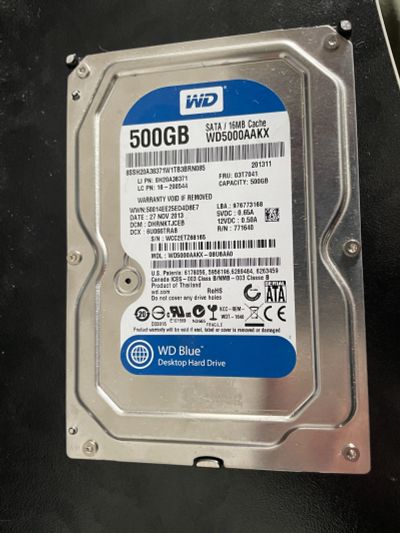 Лот: 23244942. Фото: 1. Жесткий диск WD blue 500Gb. Жёсткие диски (HDD)