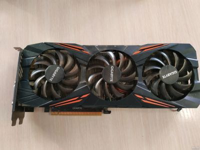 Лот: 15224232. Фото: 1. GTX 1070 GV-N1070G1 Gaming 8GD... Видеокарты