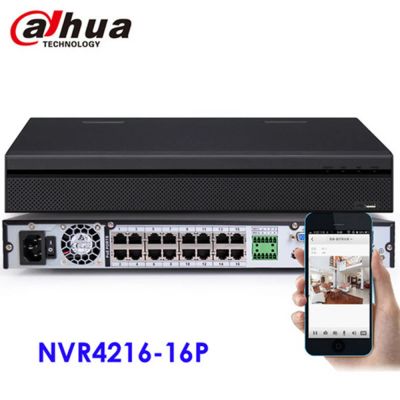 Лот: 9963662. Фото: 1. Видеорегистратор Dahua DHI-NVR4216-16P-4K. Видеонаблюдение