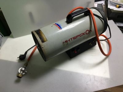 Лот: 17265877. Фото: 1. Пушка тепловая газовая Интерскол... Обогреватели промышленные, тепловые пушки