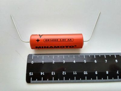 Лот: 10615580. Фото: 1. Элемент литиевый Minamoto ER 14505... Батарейки, аккумуляторы, элементы питания